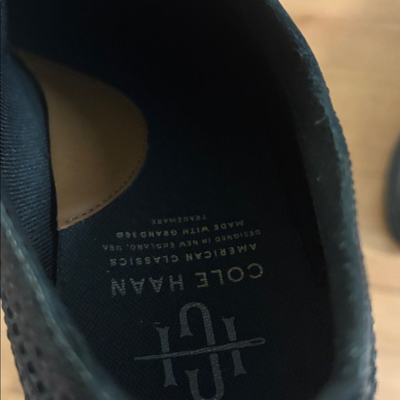 Cole Haan Black Leather Brogues - Picture 2 of 3